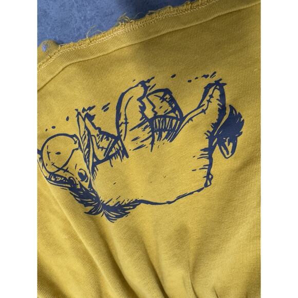 Disney Winnie the Pooh and Pals Mustard Yellow 2X Drop Waist 3/4 Sleeve Dress - Picture 8 of 11